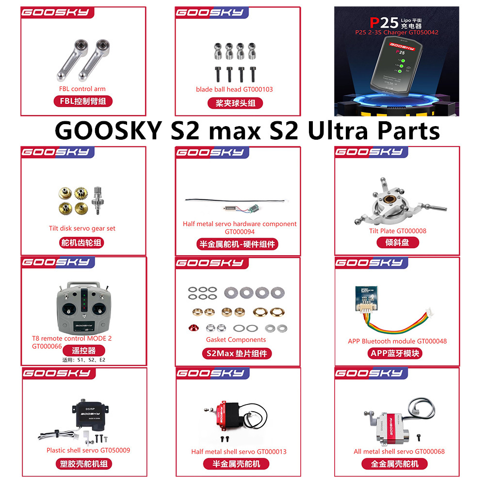 GOOSKY S2 max S2 Ultra RC Heli - Rc Helicopter Bag incelemesi ve fiyatı